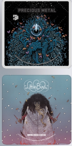 Cross Cult - Getränke-Untersetzer: Precious Metal